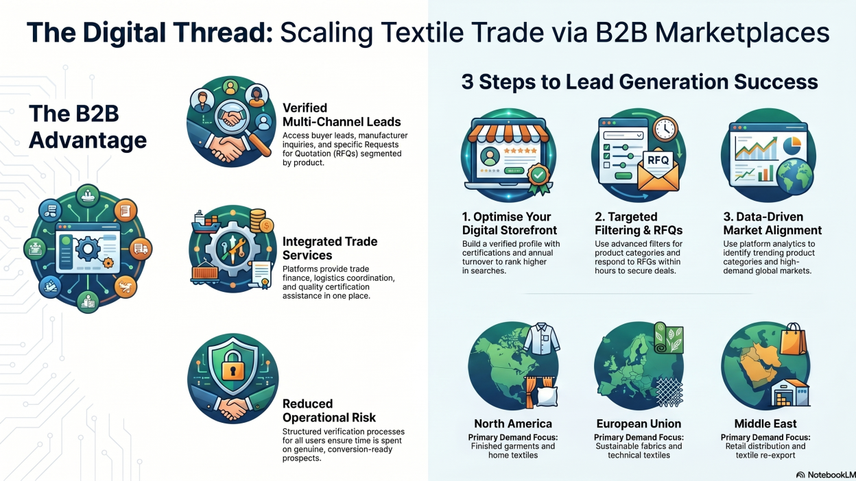textile import export leads