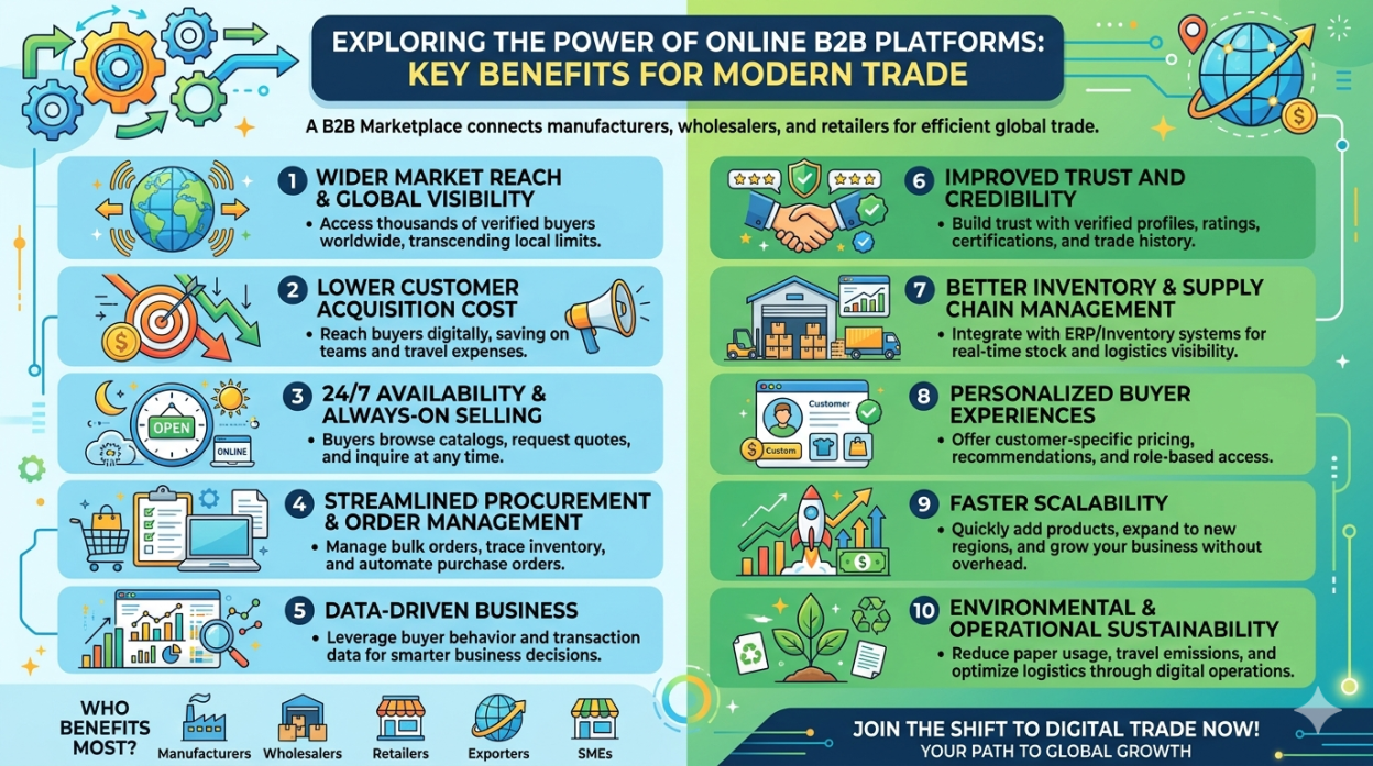 Benefits of Using Online B2B Platforms