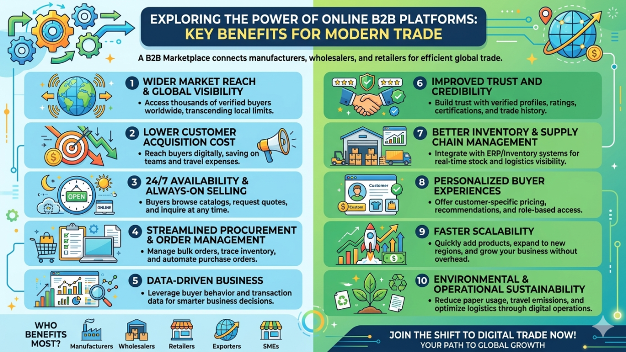 Benefits of Using Online B2B Platforms