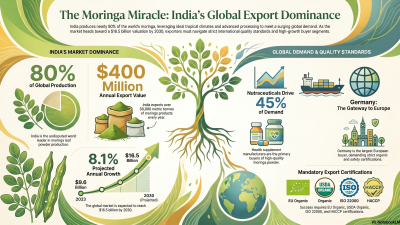 moringa powder export from india