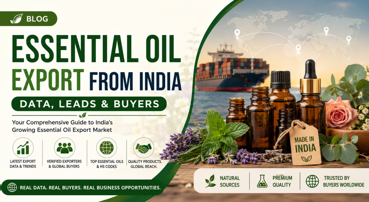 essential oil export from India