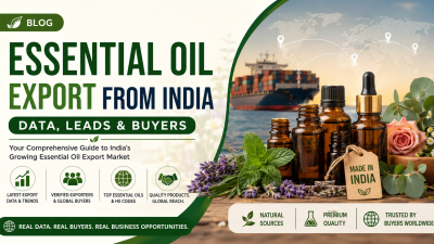 essential oil export from India