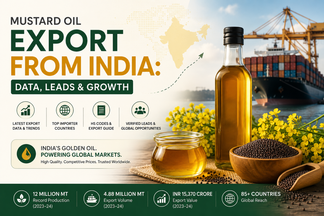 mustard oil export from india