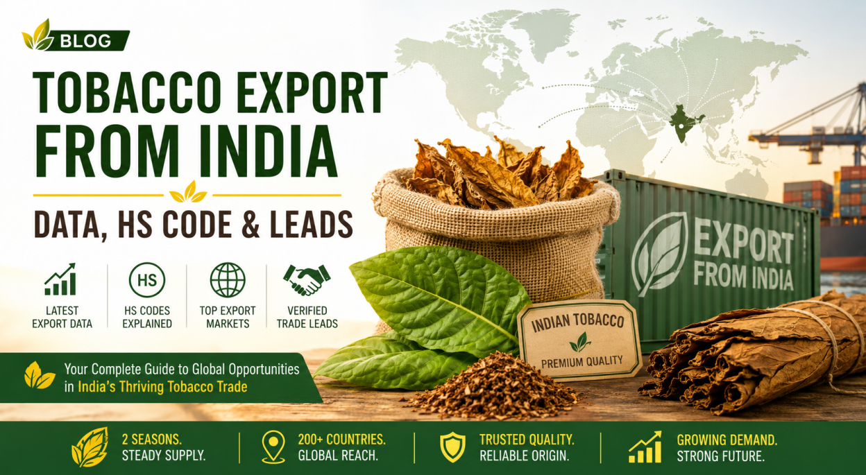 Tobacco export from India