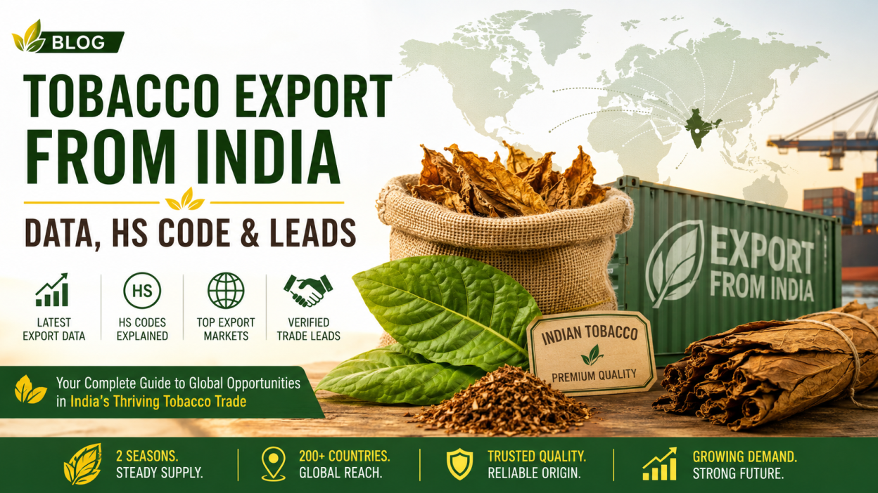Tobacco export from India