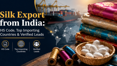 silk export from india