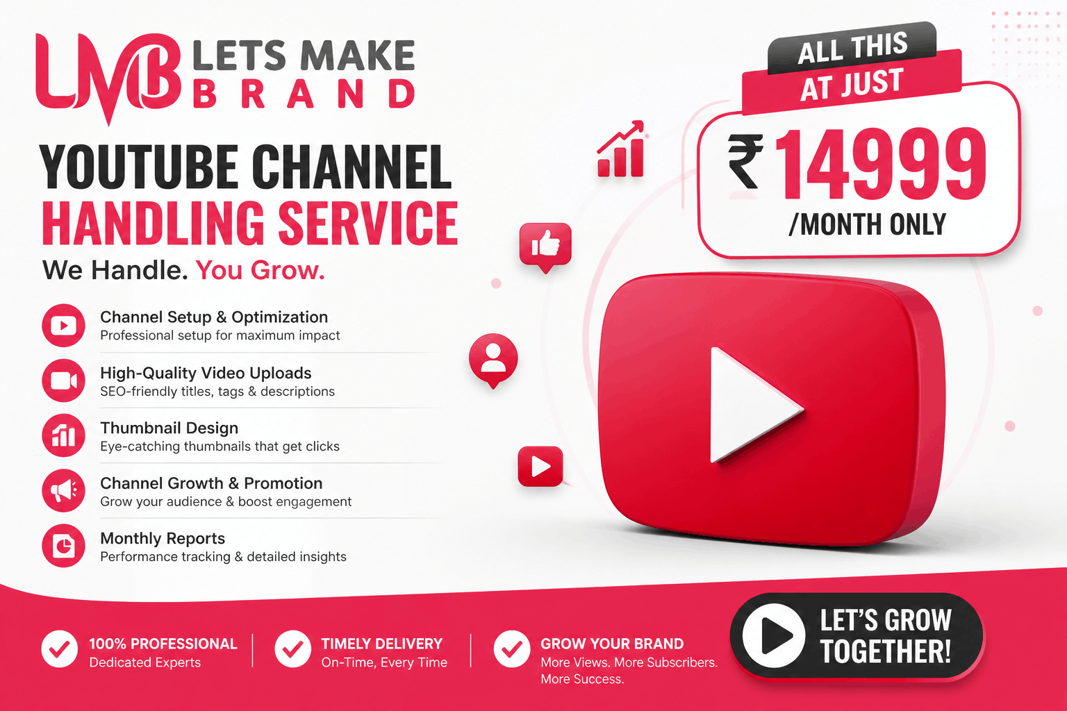 Youtube Channel Handling service